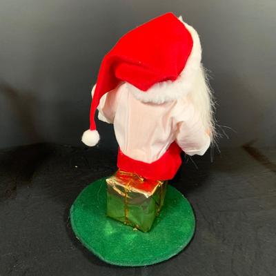 LOT 52 Adorable Collection of Annalee Holiday Dolls Including Santa 2001, Dog 2001, Elf 2003 and Angel 2003