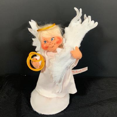 LOT 52 Adorable Collection of Annalee Holiday Dolls Including Santa 2001, Dog 2001, Elf 2003 and Angel 2003