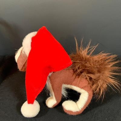 LOT 52 Adorable Collection of Annalee Holiday Dolls Including Santa 2001, Dog 2001, Elf 2003 and Angel 2003