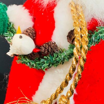 LOT 53: Annalee Santas Claus Collection- Decorating the Tree 2003, In the Chimney 2003 and Father Christmas 2004