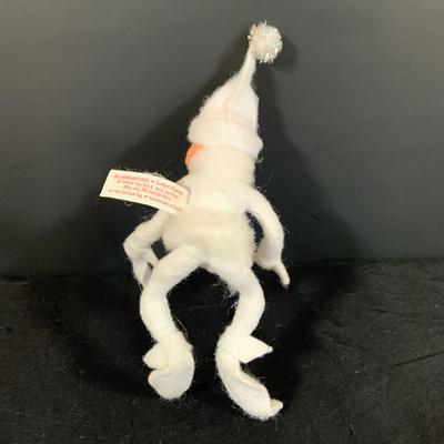 LOT:54: Annalee Holiday Doll Collection Featuring a Sponsor Store Exclusive White Reindeer, a 2003 White Elf, and Snow Ball Kids