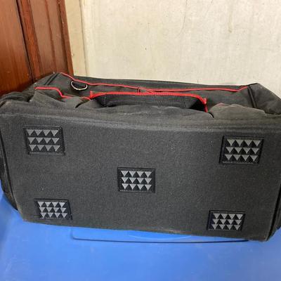 LOT 58: Hyper Tough Tool Bag with Large Collection of New in Package Tools / Supplies and More