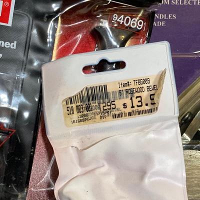 LOT 61: Large Collection of New in Package Tools / Supplies - Craftsman, Bushnell, Nicholas, Atlantic, Stanley and More