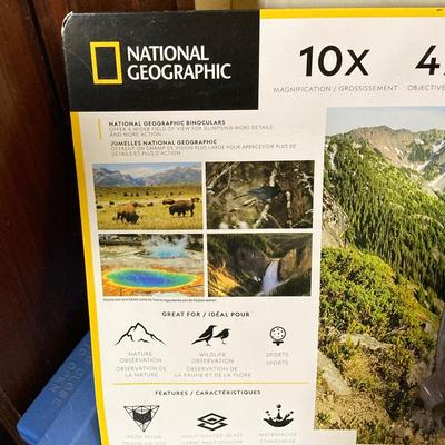 LOT 62: CAT XL 9 in 1 Multi Tool Set, Bushnell Rechargeable Flashlight, National Geographic Binoculars and Three Swivel Lens Headlamps...