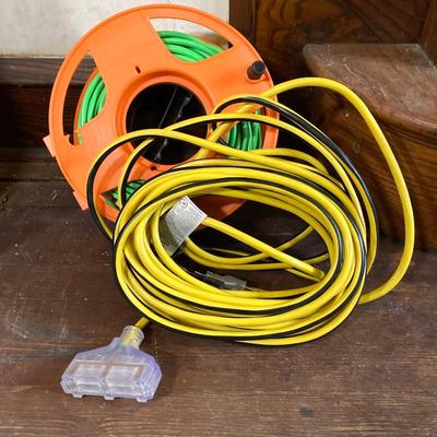 LOT 64: Magna Utility Hand Cart with Three Power Extension Cords