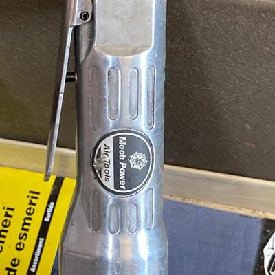 LOT 67: Kennedy Manufacturing Co Metal Toolbox with Contents (Mech Power Air Tools), Allied Ratcheting Screwdriver Set, Allied Tool Set...