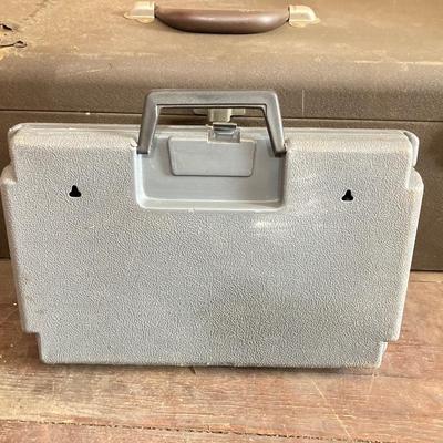 LOT 67: Kennedy Manufacturing Co Metal Toolbox with Contents (Mech Power Air Tools), Allied Ratcheting Screwdriver Set, Allied Tool Set...