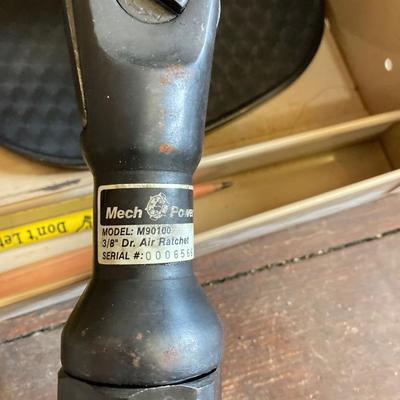 LOT 67: Kennedy Manufacturing Co Metal Toolbox with Contents (Mech Power Air Tools), Allied Ratcheting Screwdriver Set, Allied Tool Set...