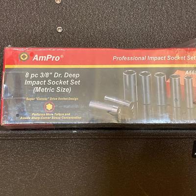 LOT 67: Kennedy Manufacturing Co Metal Toolbox with Contents (Mech Power Air Tools), Allied Ratcheting Screwdriver Set, Allied Tool Set...