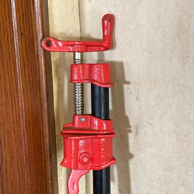 LOT 68: Large Collection of Vintage Hand Tools - Precision / Starrett Parallels, Bed Rock Planers, Pipe Threader and More