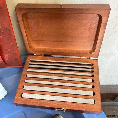 LOT 68: Large Collection of Vintage Hand Tools - Precision / Starrett Parallels, Bed Rock Planers, Pipe Threader and More