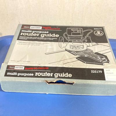 LOT 70: Craftsman 1 Horsepower Router, Craftsman Router Guide, Makita Jig Saw Model # M432 and More