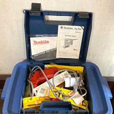 LOT 70: Craftsman 1 Horsepower Router, Craftsman Router Guide, Makita Jig Saw Model # M432 and More