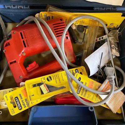 LOT 70: Craftsman 1 Horsepower Router, Craftsman Router Guide, Makita Jig Saw Model # M432 and More