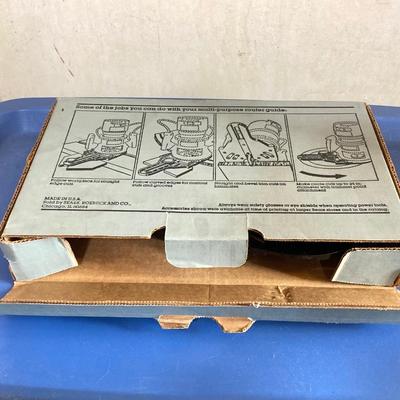 LOT 70: Craftsman 1 Horsepower Router, Craftsman Router Guide, Makita Jig Saw Model # M432 and More