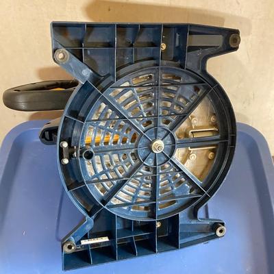 LOT 71: Global Machinery Company (GMC) Compound Miter Saw MS190UL with Extra DeWalt Blade