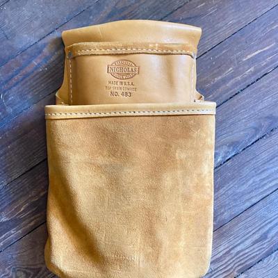 LOT 73: Craftsman 75th Anniversary Tool Set, Craftsman Toolbox, Nicholas Cowhide Tool Pouch and Knee Pads