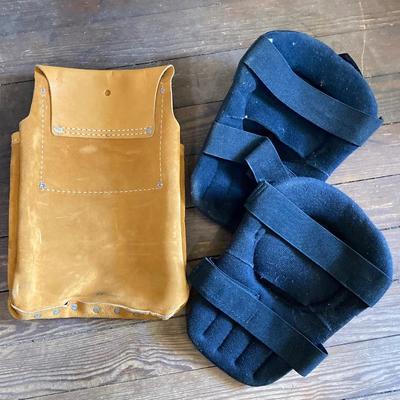 LOT 73: Craftsman 75th Anniversary Tool Set, Craftsman Toolbox, Nicholas Cowhide Tool Pouch and Knee Pads