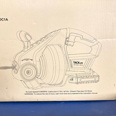 LOT 74: Tack Life Power Drain Cleaner Model HGDDC1A