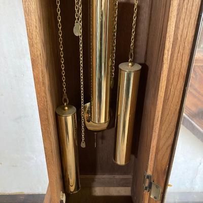 LOT 75: Wooden Grandmother Clock (Made in Germany) Handcrafted By Alfred V. Brimfield