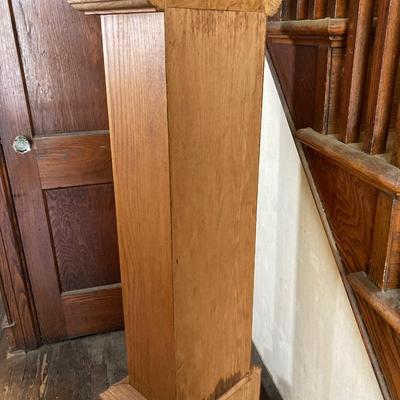 LOT 75: Wooden Grandmother Clock (Made in Germany) Handcrafted By Alfred V. Brimfield