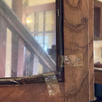 LOT 75: Wooden Grandmother Clock (Made in Germany) Handcrafted By Alfred V. Brimfield