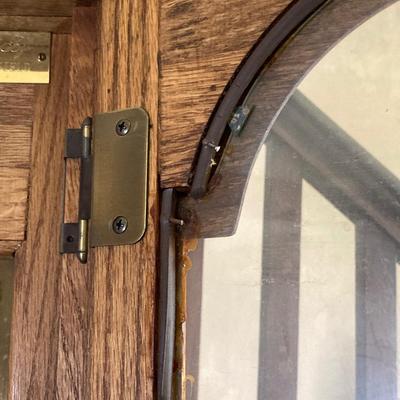 LOT 75: Wooden Grandmother Clock (Made in Germany) Handcrafted By Alfred V. Brimfield