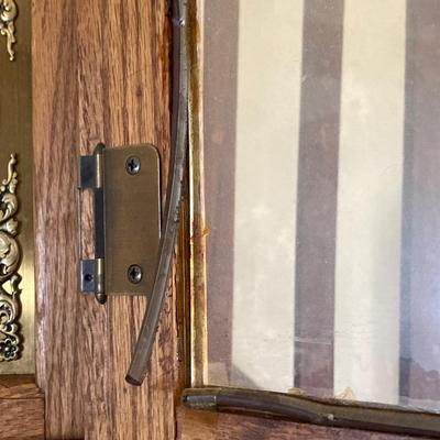 LOT 75: Wooden Grandmother Clock (Made in Germany) Handcrafted By Alfred V. Brimfield