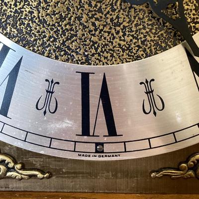 LOT 75: Wooden Grandmother Clock (Made in Germany) Handcrafted By Alfred V. Brimfield