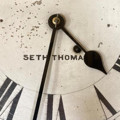 LOT 76: Vintage Seth Thomas Wall Clock with Key