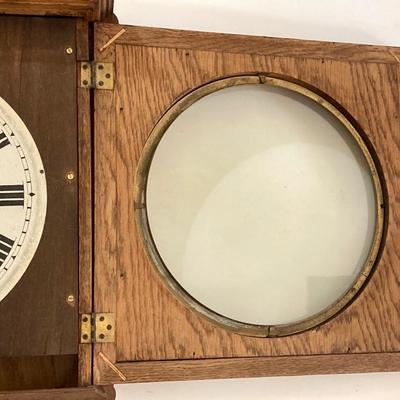 LOT 76: Vintage Seth Thomas Wall Clock with Key