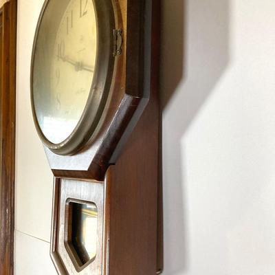 LOT 78: Vintage Seth Thomas by Talley Industries Electronic Strike Wall Clock #030183