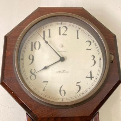 LOT 78: Vintage Seth Thomas by Talley Industries Electronic Strike Wall Clock #030183