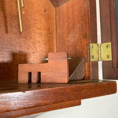 LOT 79: Vintage Seth Thomas Banjo Style Wall Clock #5611 with Key