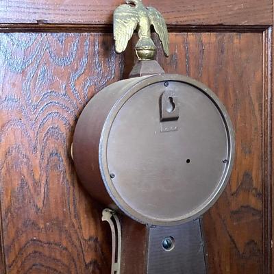 LOT 79: Vintage Seth Thomas Banjo Style Wall Clock #5611 with Key