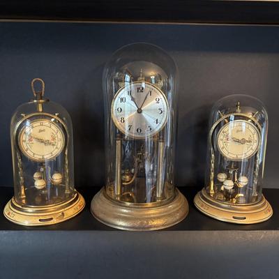 LOT 82: Vintage Made in Germany Anniversary Clock Collection (3)