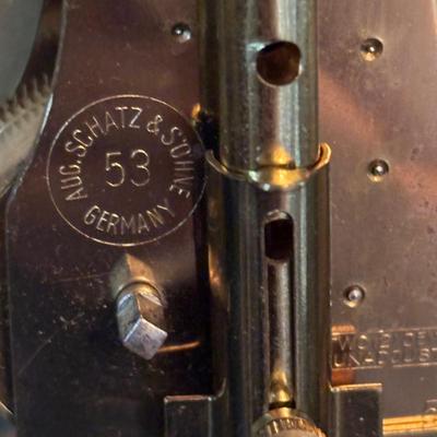 LOT 83: Vintage Schatz 54-1000 Day Anniversary Clock & Schatz MCM Brass 400 Day Anniversary Clock