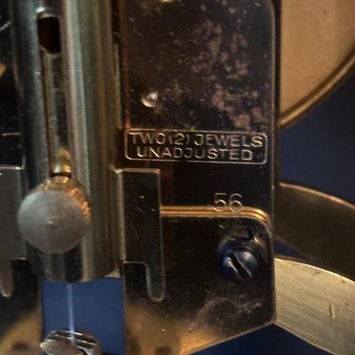 LOT 83: Vintage Schatz 54-1000 Day Anniversary Clock & Schatz MCM Brass 400 Day Anniversary Clock