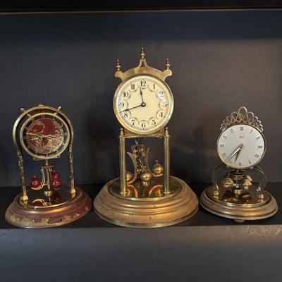 LOT 84: Vintage Anniversary Clocks by Kieninger & Obergfell, Schatz 400-Day,
