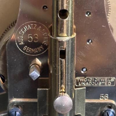 LOT 86: Antique/Vintage Kundo & Schatz, Made in Germany Anniversary Clocks