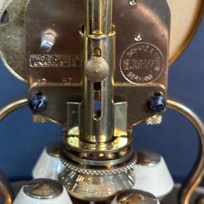 LOT 89: Collection of Schaltz Anniversary Clocks: 400-Day, Plastic Domes, Untested