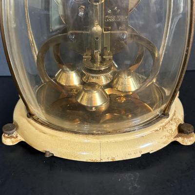 LOT 89: Collection of Schaltz Anniversary Clocks: 400-Day, Plastic Domes, Untested