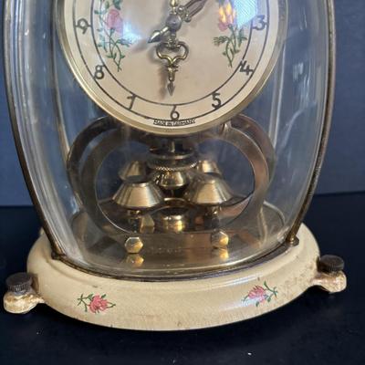 LOT 89: Collection of Schaltz Anniversary Clocks: 400-Day, Plastic Domes, Untested