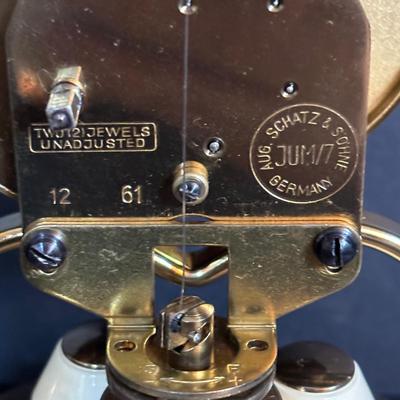 LOT 89: Collection of Schaltz Anniversary Clocks: 400-Day, Plastic Domes, Untested