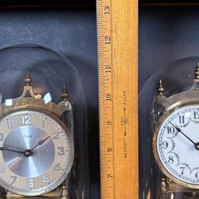 LOT 90: Collection of 3 Made in Germany Anniversary Clocks: Kundo & Forestville Clock Co.