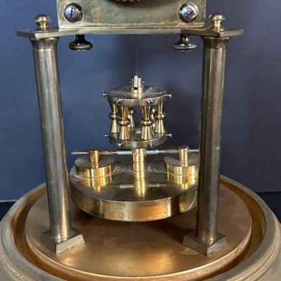 LOT 92: Vintage Anniversary Clocks: Borgfeldt Anniversary Clock w/Marble Base & an Unmarked