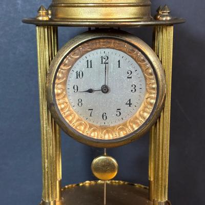 LOT 94: Collection of 3 Made in Germany Anniversary Clocks & Carriage Clock