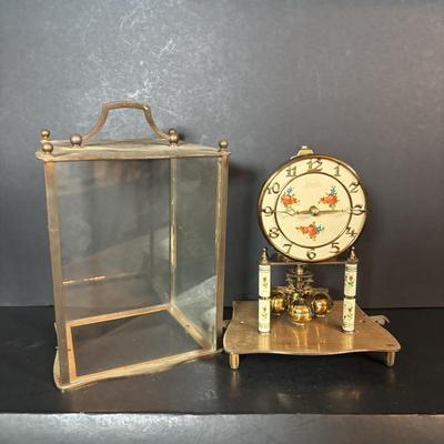 LOT 94: Collection of 3 Made in Germany Anniversary Clocks & Carriage Clock