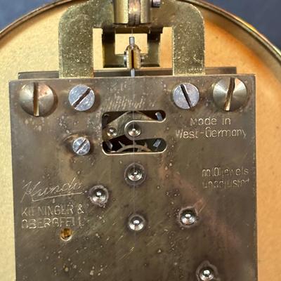 LOT 94: Collection of 3 Made in Germany Anniversary Clocks & Carriage Clock