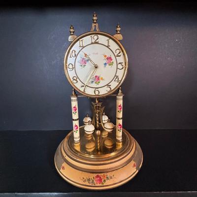 LOT 94: Collection of 3 Made in Germany Anniversary Clocks & Carriage Clock